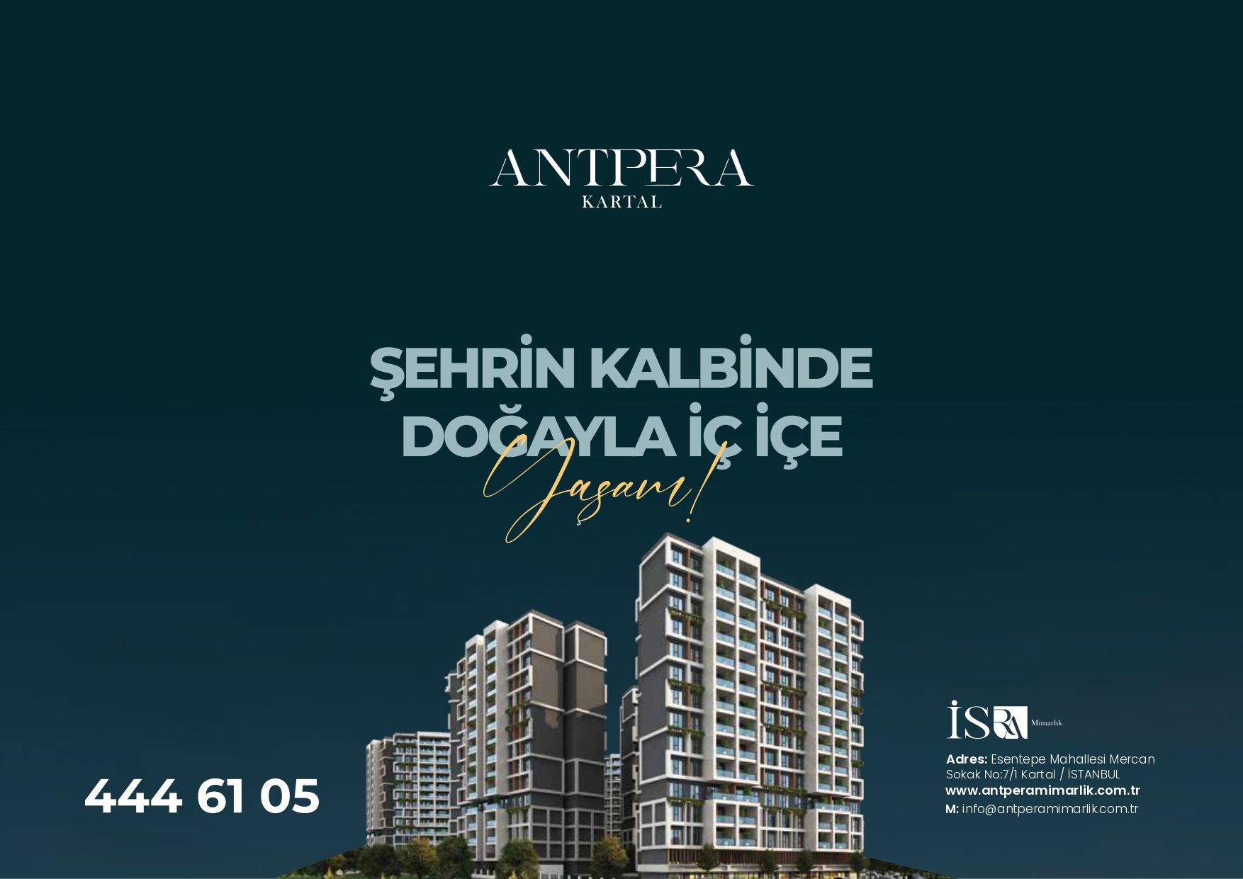 1+1 A Tipi Bahçe Kat Planı